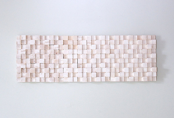 Natural wood wall art