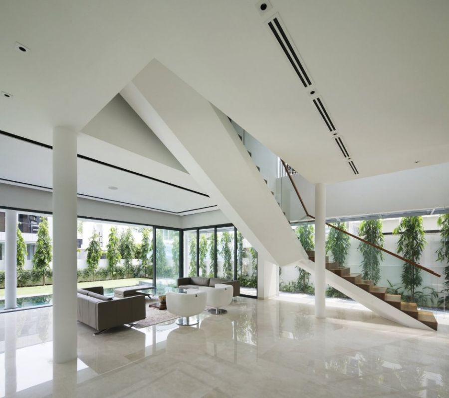 Neutral interiors in white