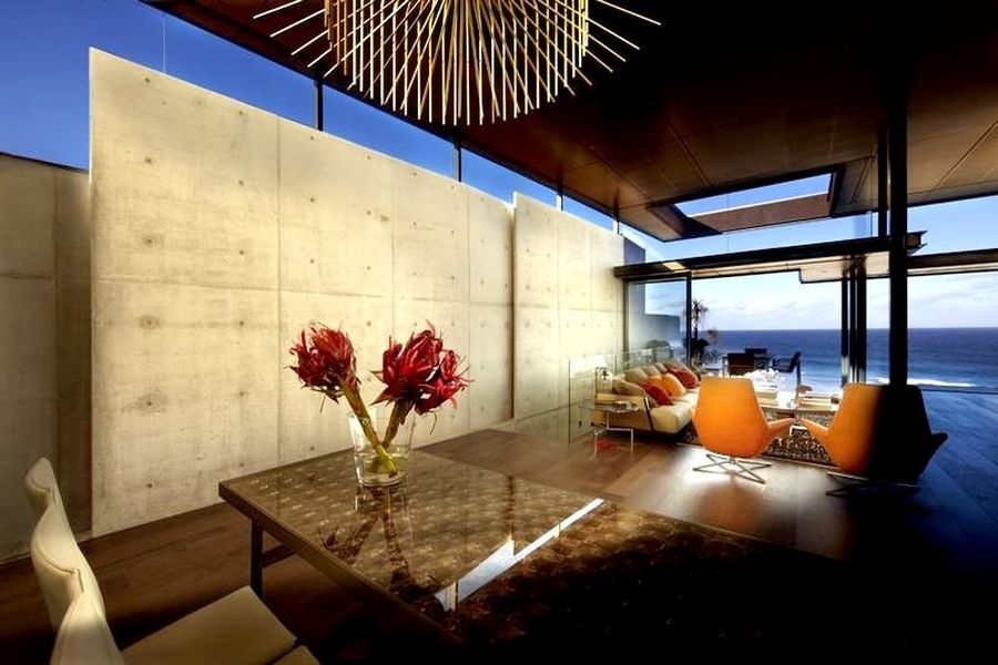 Ocean views from the contemporary home