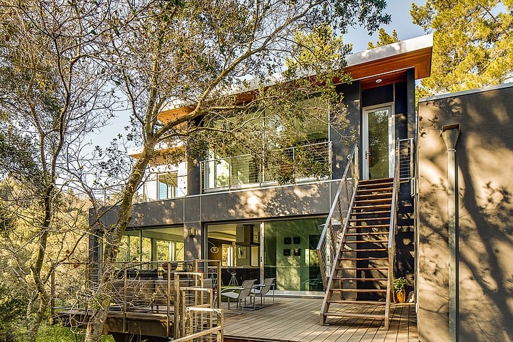 Open deck area with a view