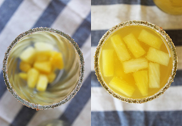 Pineapple rum punch