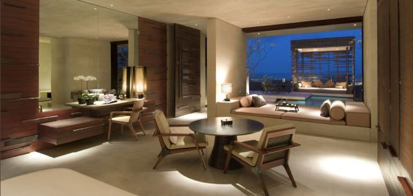 Plush interiors at Alila Villas Uluwatu