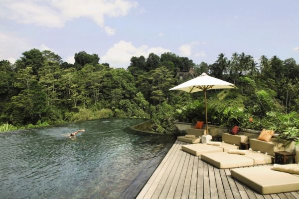 Private Deck Space at Ubud Hanging gardens