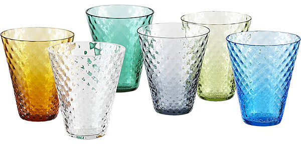Set of 6 cordial glasses