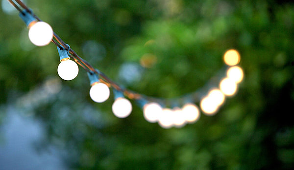 String lights set the mood