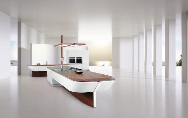 Stunning minimalist kitchen counter for the die-hard sailors!