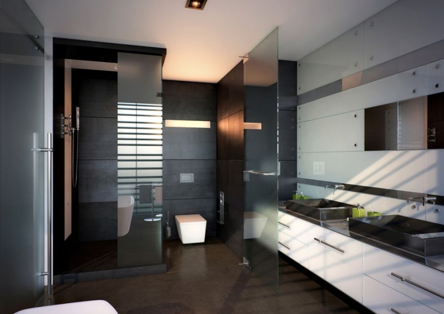 Stylish contemporary bathroom