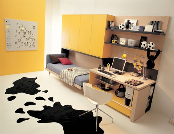 Stylish space-saving addition to the kids' bedroom