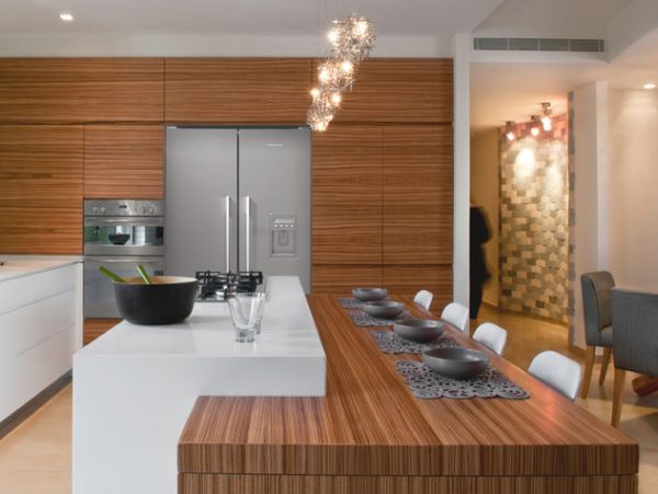 Textured laminates can bring same depth as natural wood tones