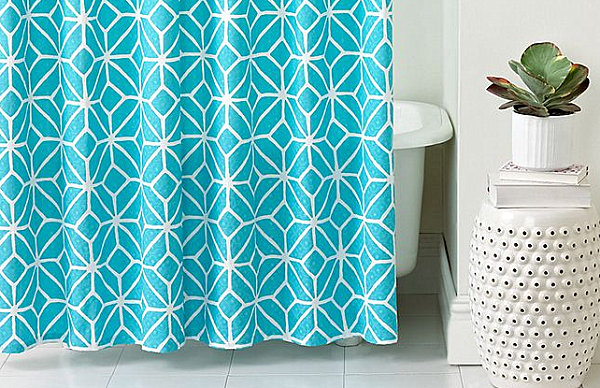 Trellis shower curtain