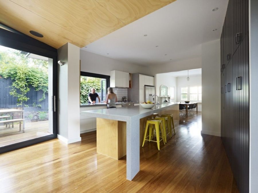 Window in kitchen offer beautiful views