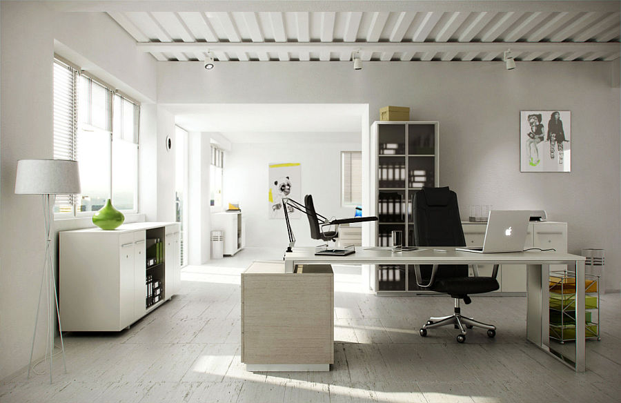 bright home office furniture