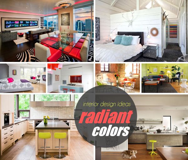 radiant colors home decor ideas
