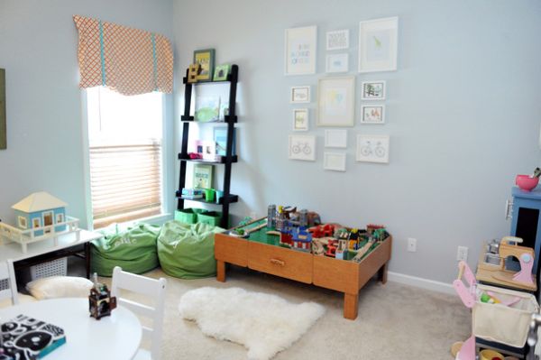 Always add enough soft surfaces to the playroom to make it plush