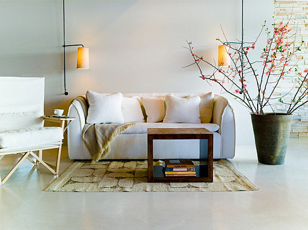 Coffee table made of reclaimed furniture