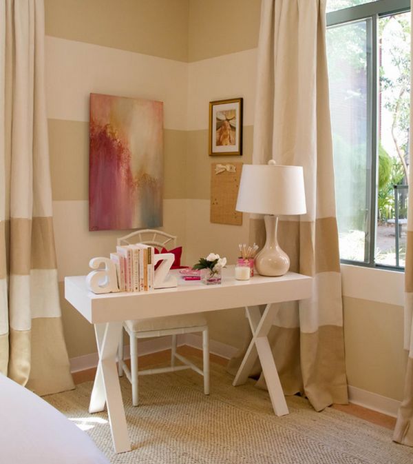 Cool Josephine Desk adds chic glamor to the girls' bedroom