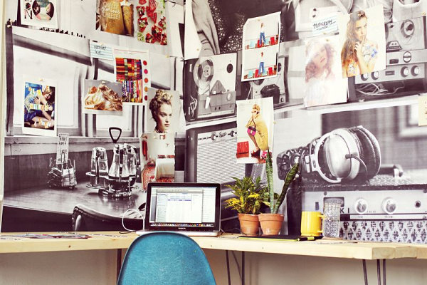 DIY corner desk