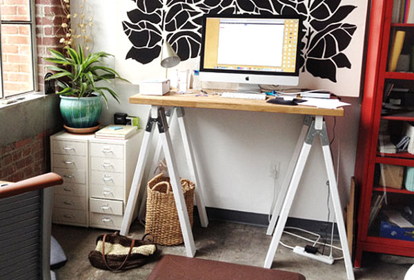 DIY standing desk design