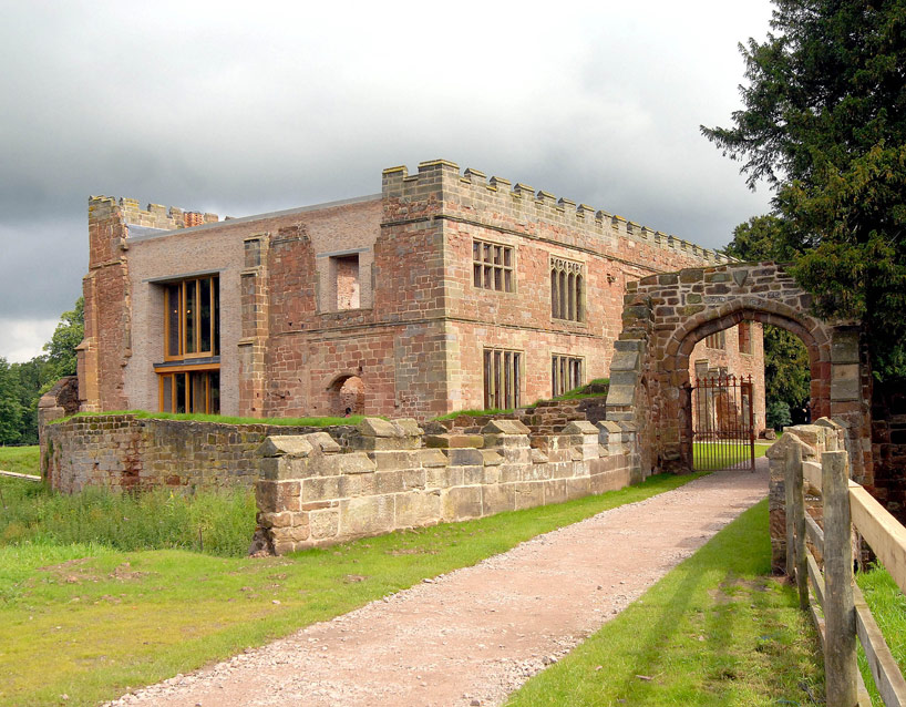 Entranceway to Astley castle holiday home