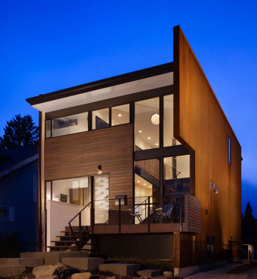 Facade of Beet Residence in Seattle