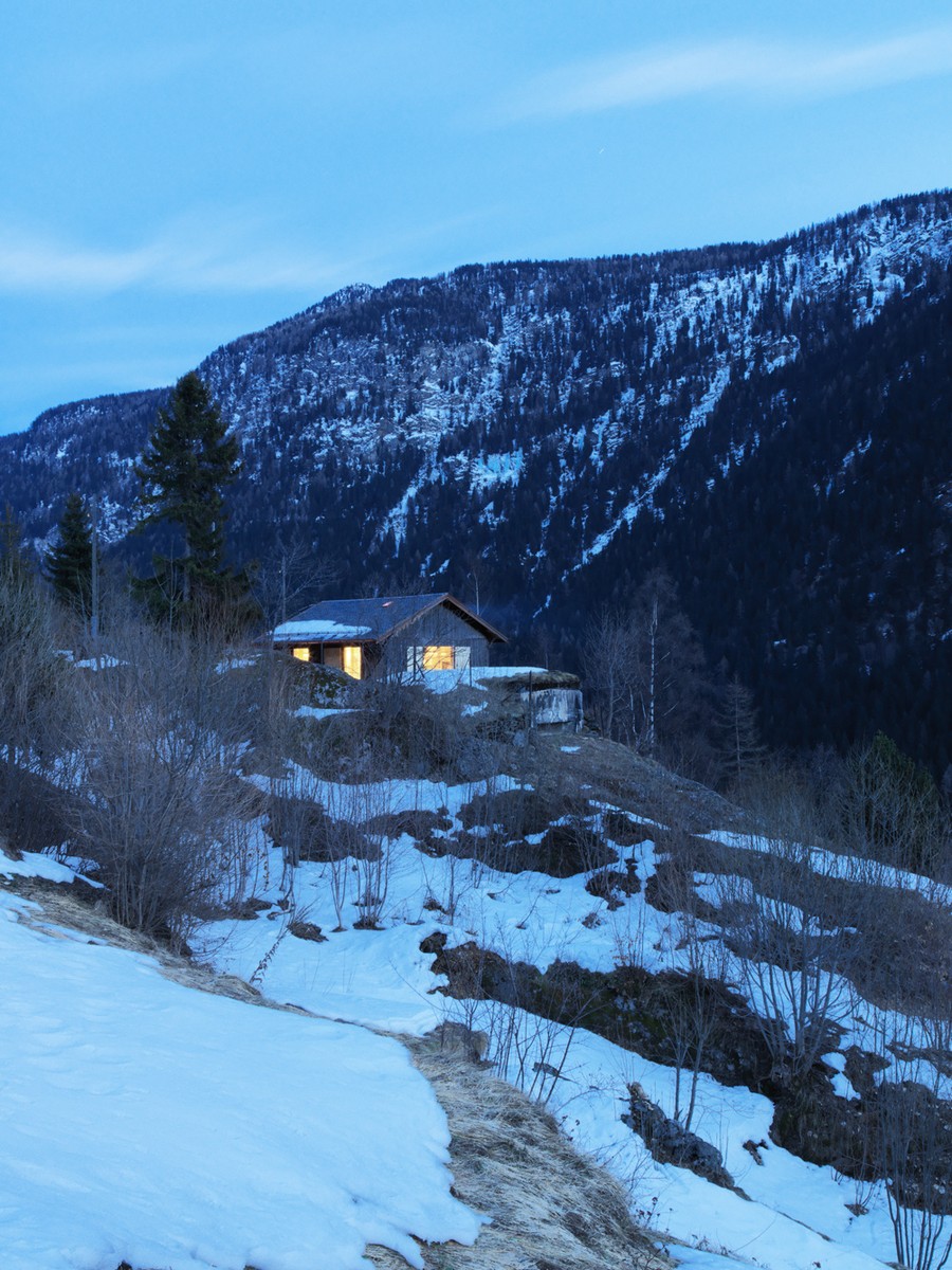 Gorgeous view of the revamped Swiss chalet