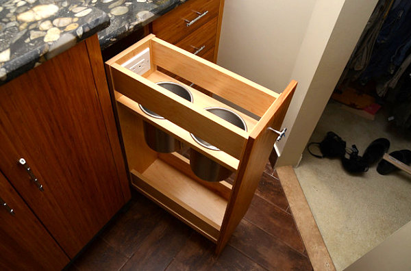 Hair care product storage drawer