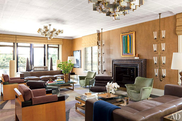 Living room designed by Kelly Wearstler
