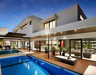 Stylish Melbourne Home Dazzles With A Lavish Pool Space