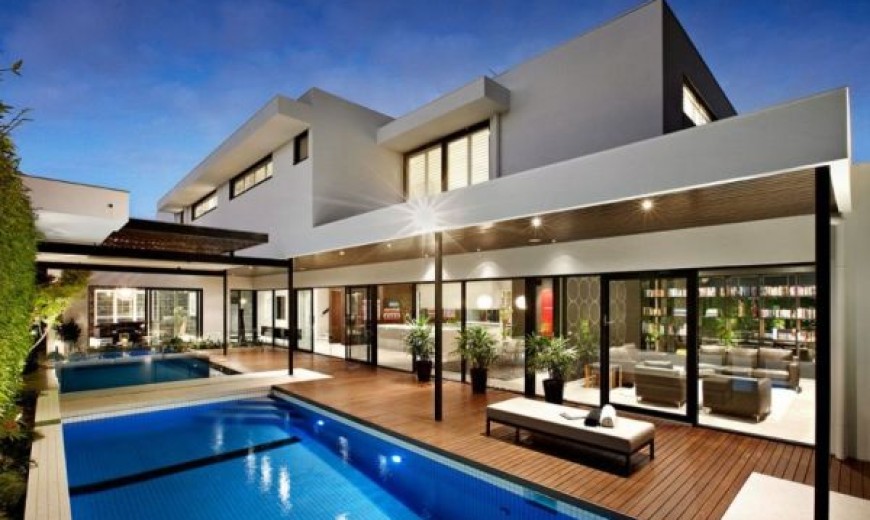 Stylish Melbourne Home Dazzles With A Lavish Pool Space