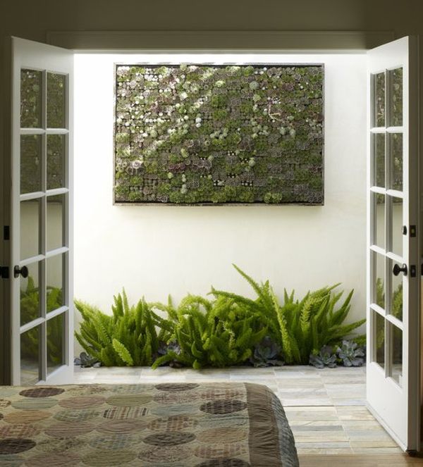 Make sure you find the right spot for your living wall installation