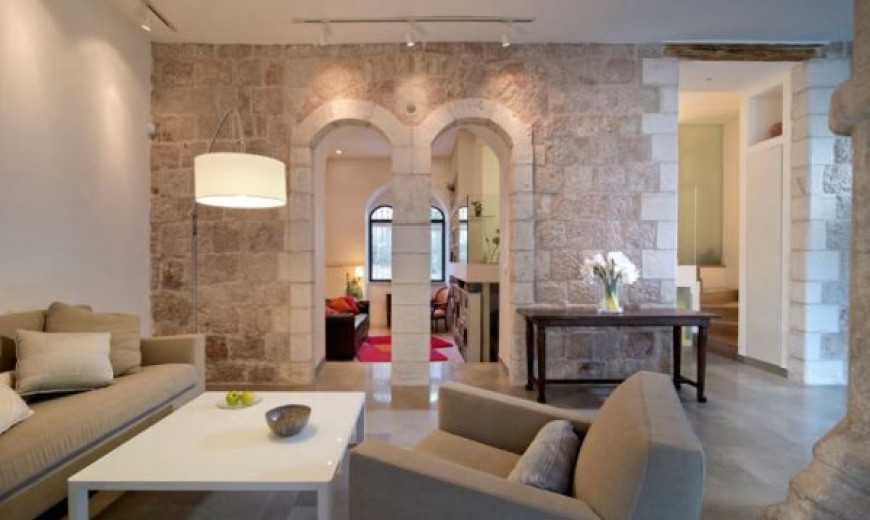 Jerusalem Apartment Where Modern Minimalism Meets Old World Charm!