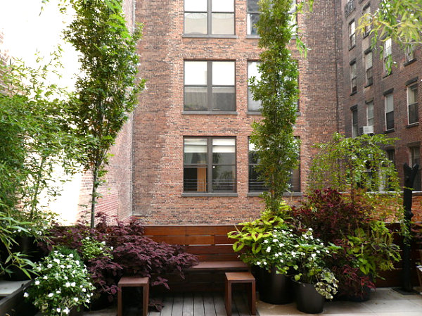 New York terrace garden