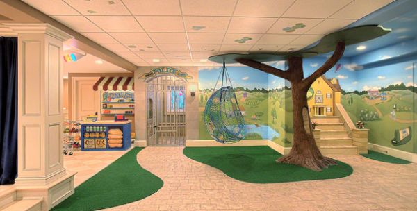 Playroom design idea inspired by nature