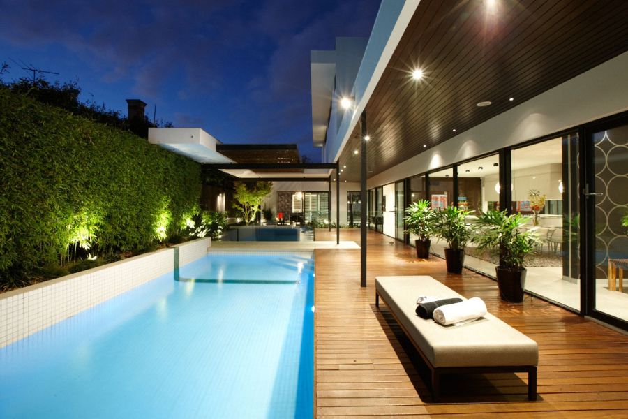 Stylish Melbourne Home Dazzles With A Lavish Pool Space