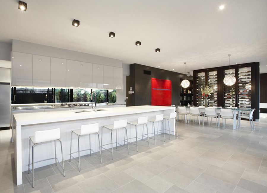 Smart kitchen and spacious dining area