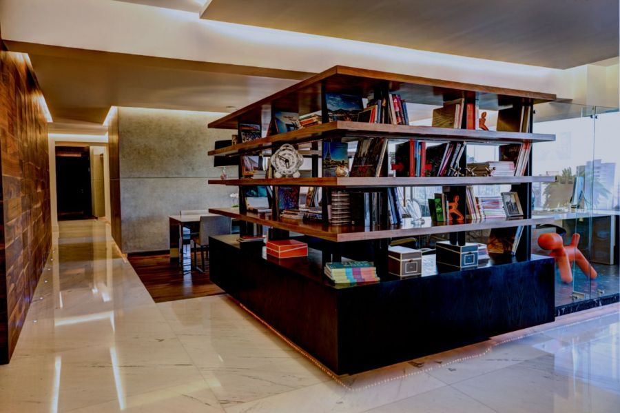 Smart shelves offer a space saving idea