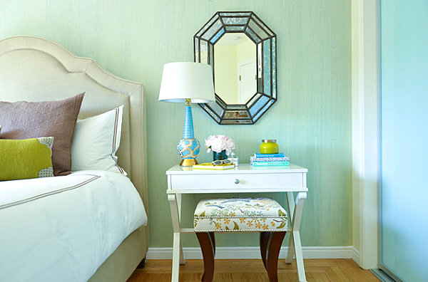 Special touches in a soothing bedroom