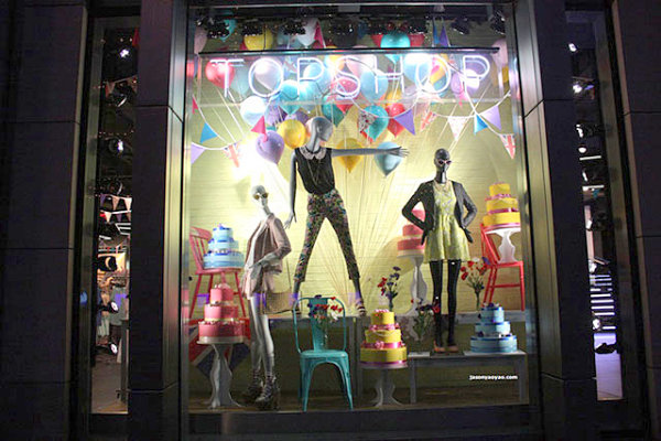 Topshop window display