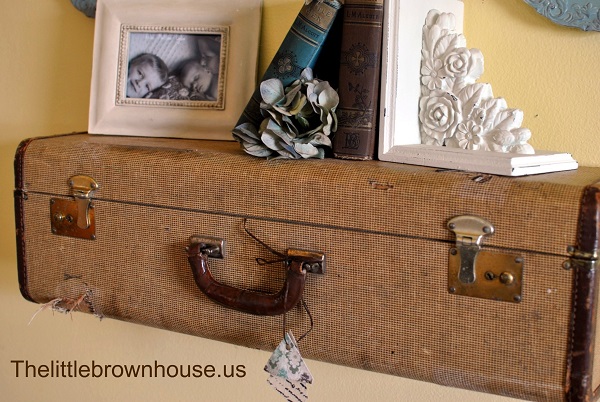 diy vintage luggage