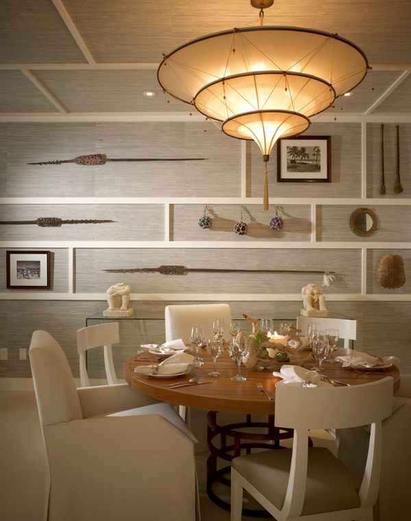 Wall decor create a sophisticated beachy atmosphere indoors