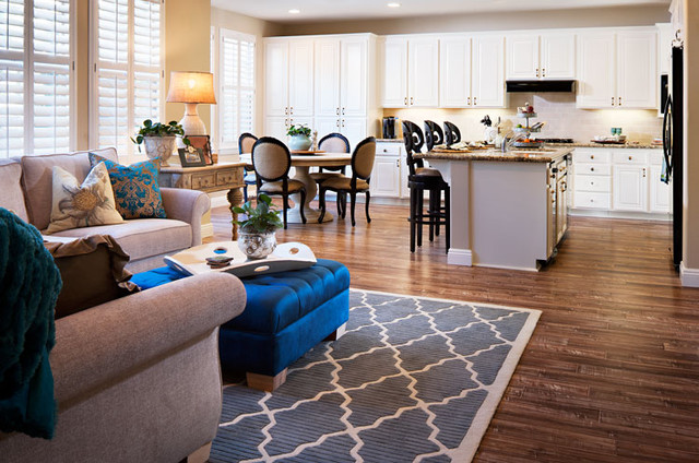 blue ottoman coffee table