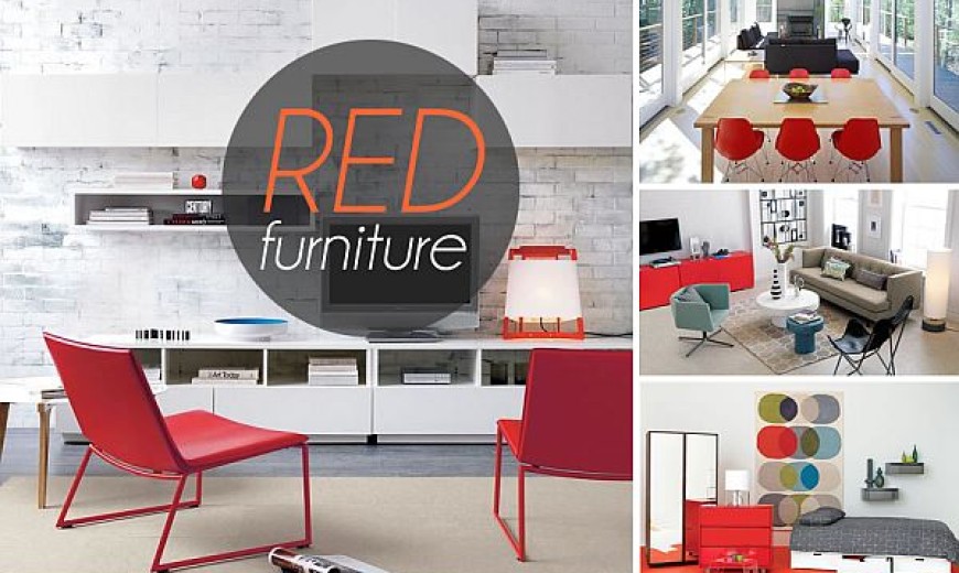 Visions of Scarlet: Bold Red Furniture Finds