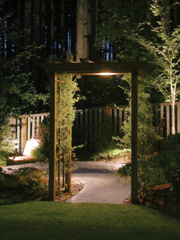 pergola and garden lighting