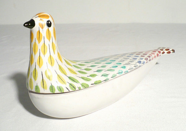 1950s Italian pottery bird