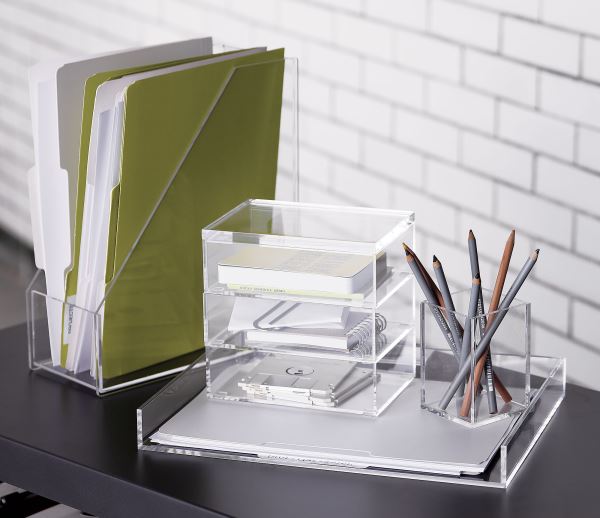 Acrylic stacking boxes