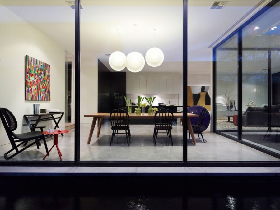 Beautifully lit interiors of Melbourne Residence