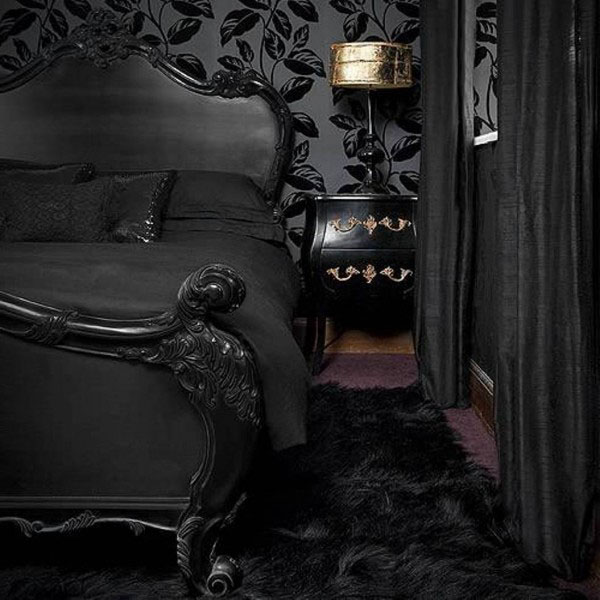 13 Dark Bedrooms With A Subtle Halloween Vibe