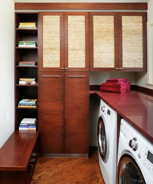 Wood Laundry Organizers & Shelving