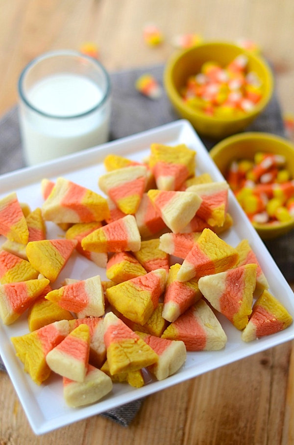 Candy corn cookies