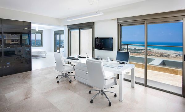 Chic home work area with the Parsons Desk